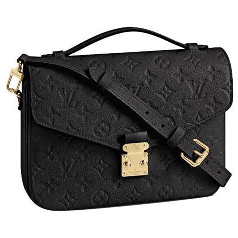 black louis vuitton pochette|louis vuitton black satchel.